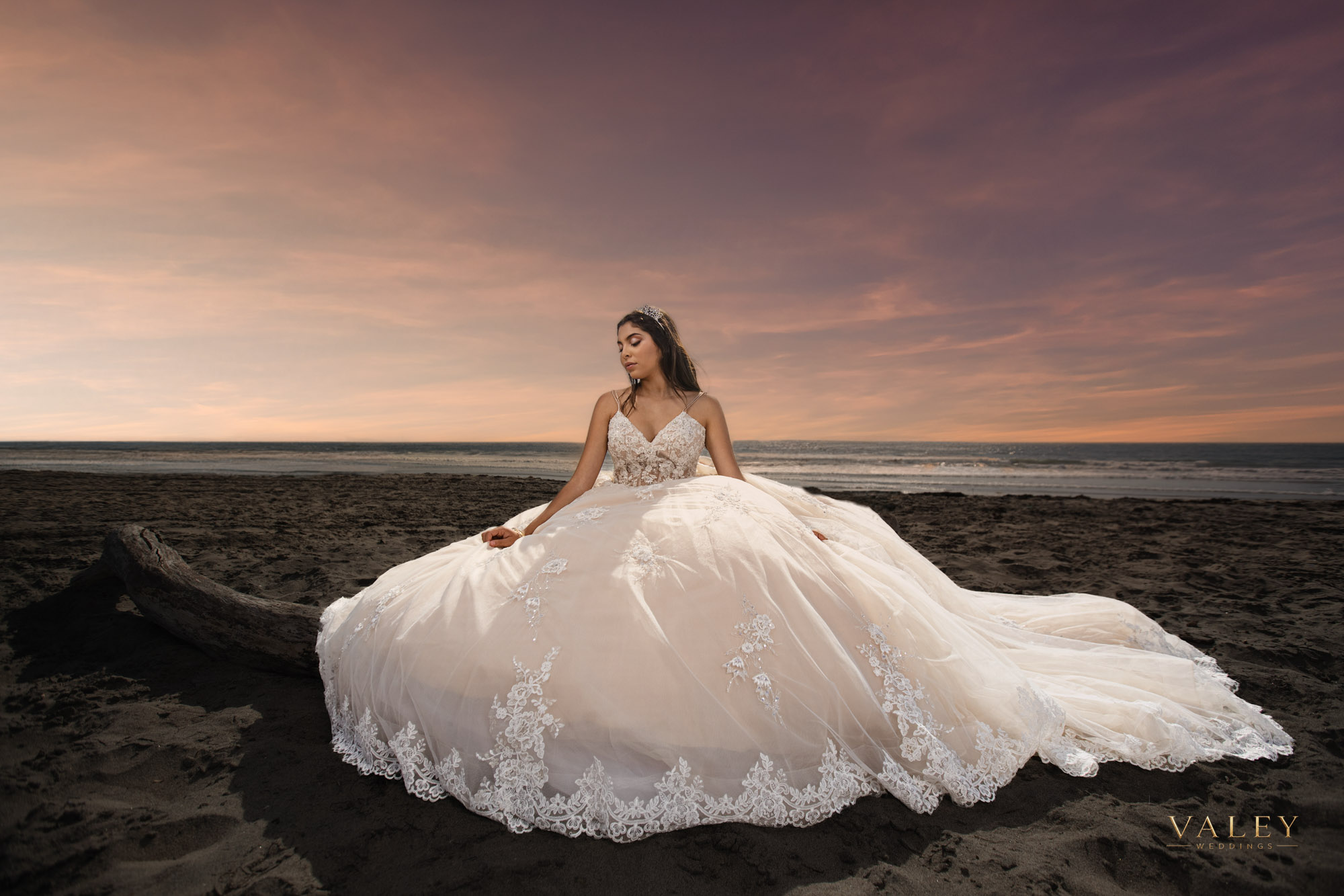 Featured wedding photography — First Look at golden hour in Tulum